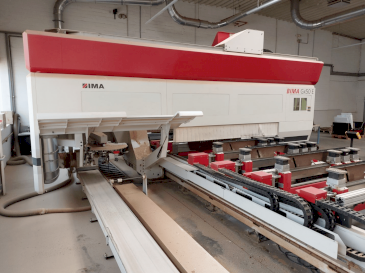 Widok z przodu maszyny IMA BIMA Gx50 E 160/630 CNC Processing Center