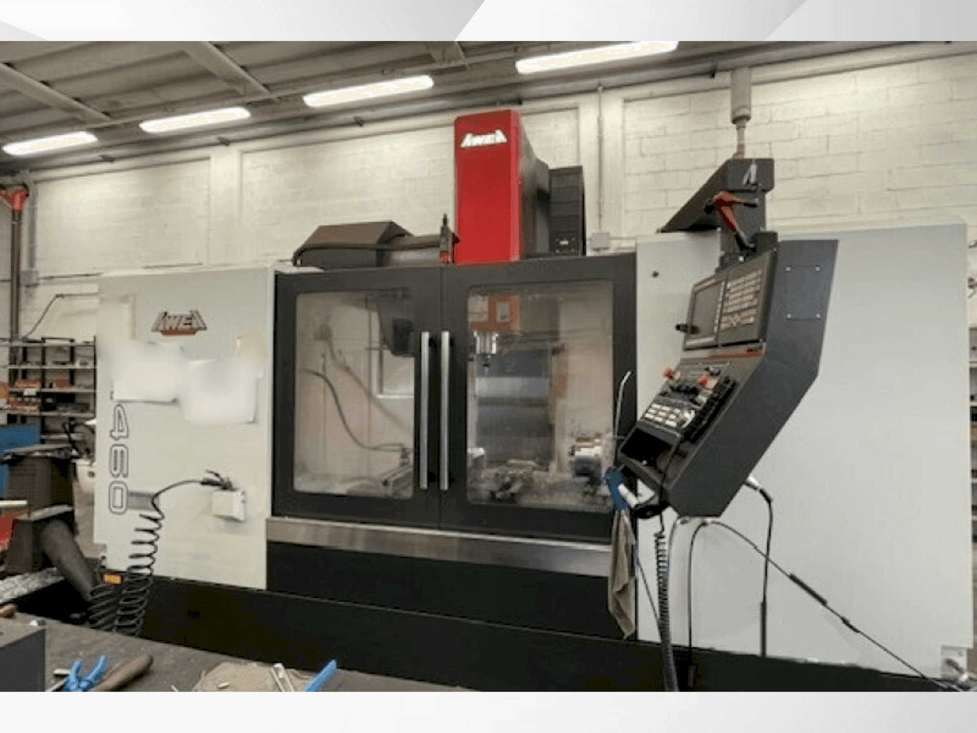 Widok z przodu maszyny AWEA AF 1460