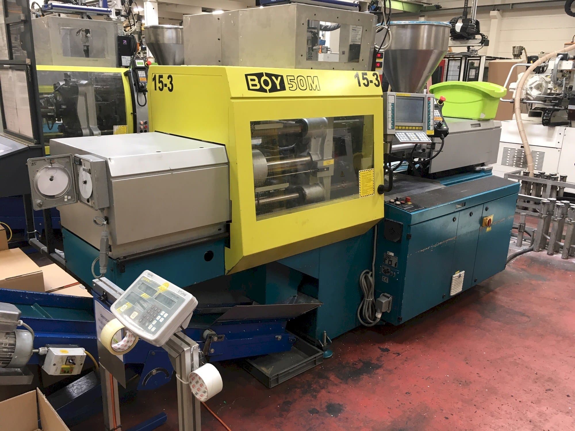 Widok z przodu maszyny Dr. Boy 50M