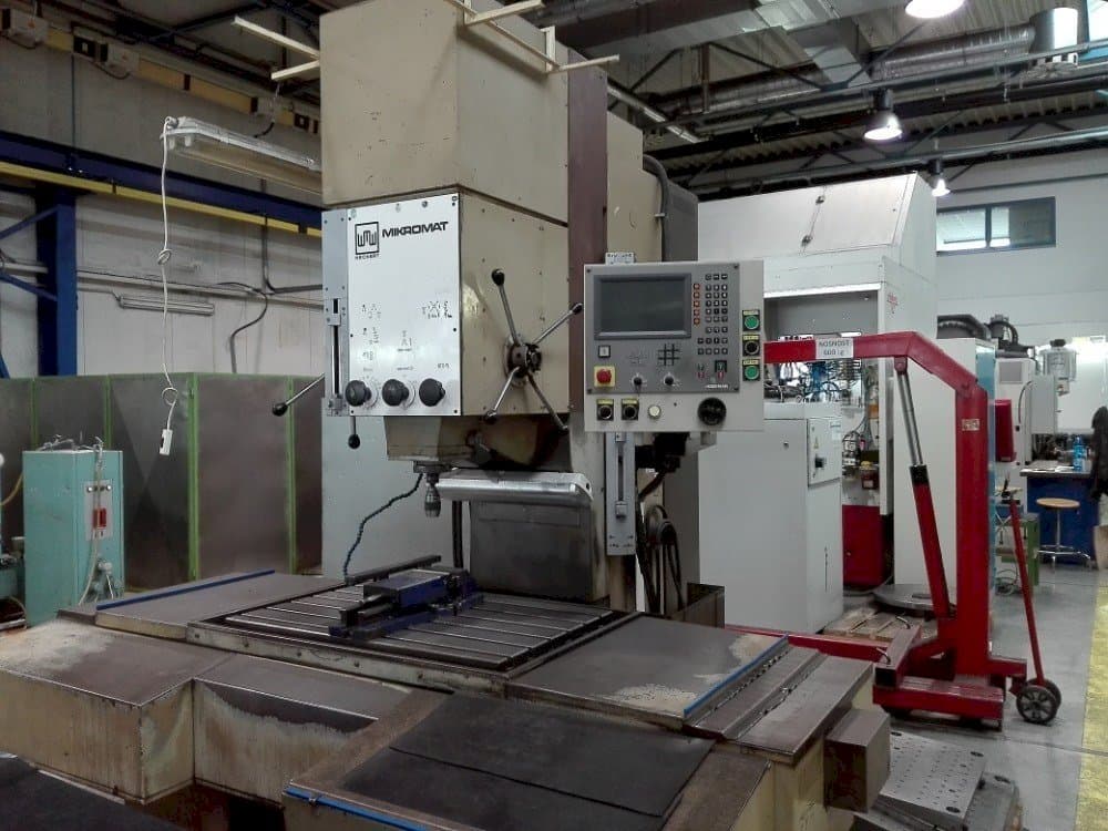 Widok z przodu maszyny WMW Mikromat BKoE 630x1000 CNC