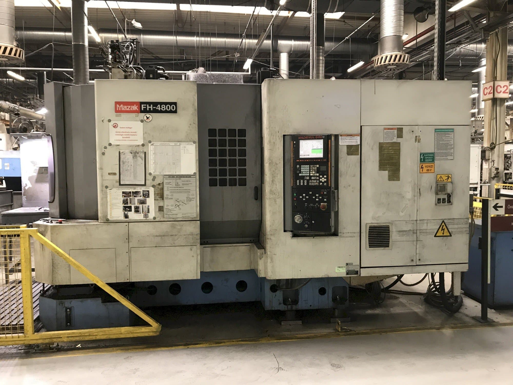 Widok z przodu maszyny Mazak FH-4800 40T