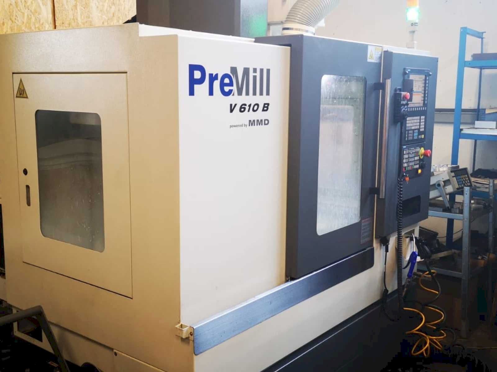 Widok z przodu maszyny PreMill V 610 B