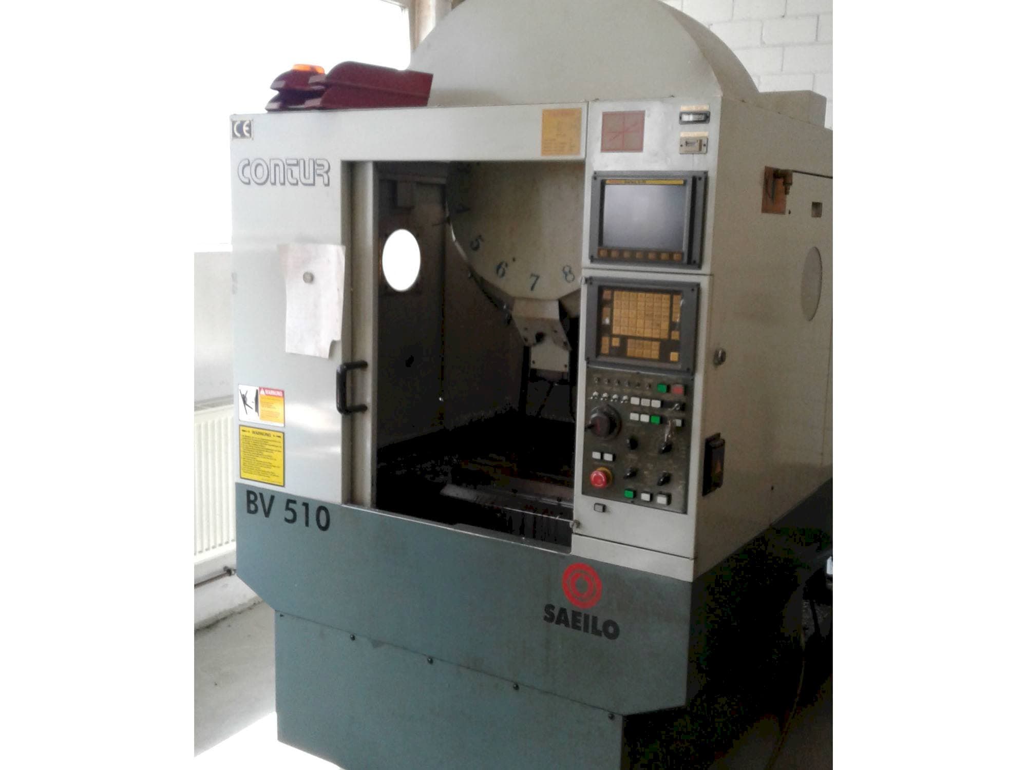 Widok z przodu maszyny Saeilo BV 510