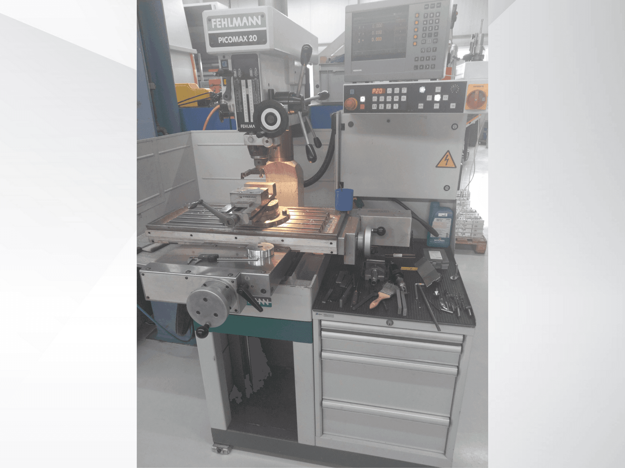 Widok z przodu maszyny FEHLMANN PICOMAX 20
