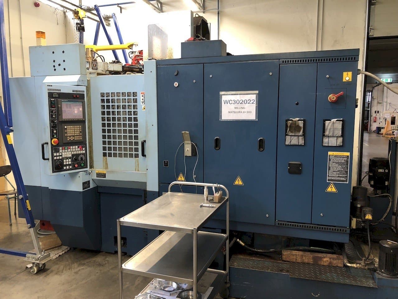 Widok z przodu maszyny Matsuura H Plus-300