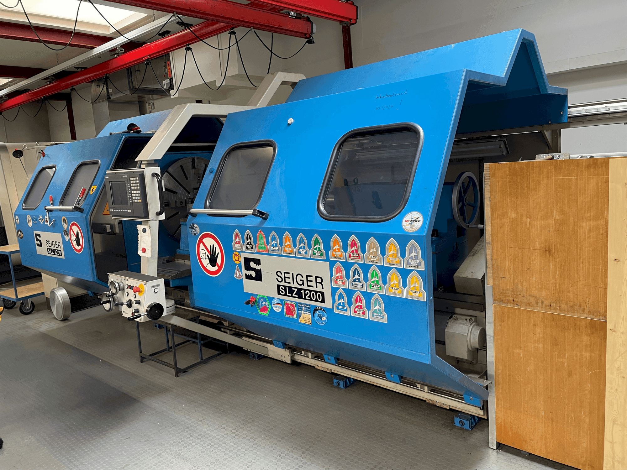 Widok z przodu maszyny SEIGER SLZ1200