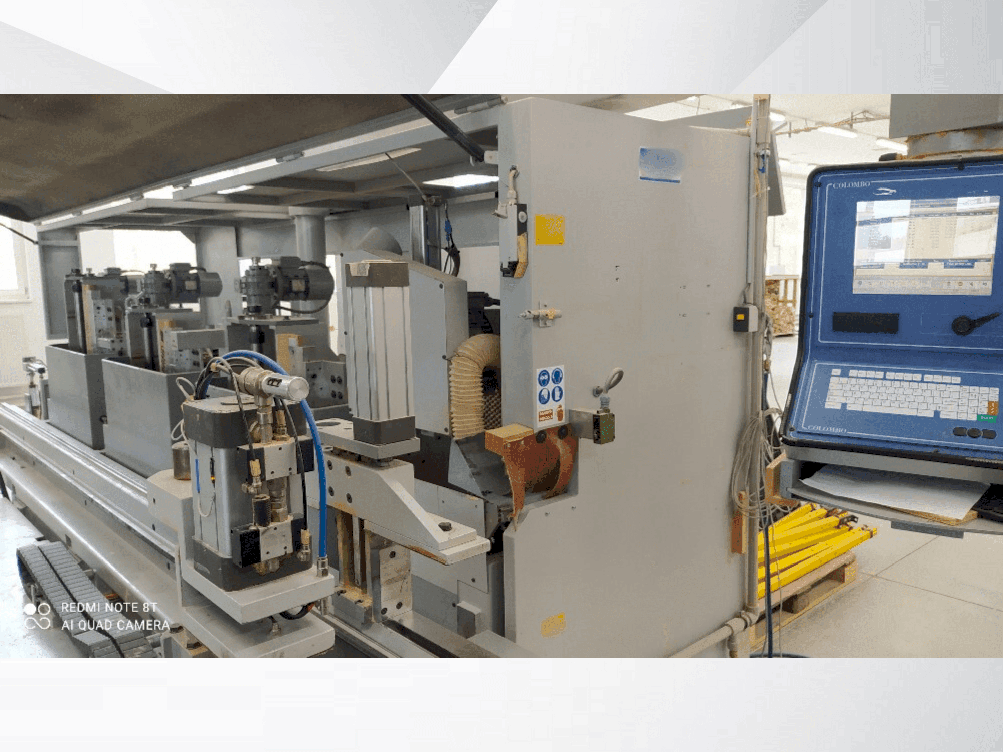 Widok z przodu maszyny Colombo Colombo AM 60