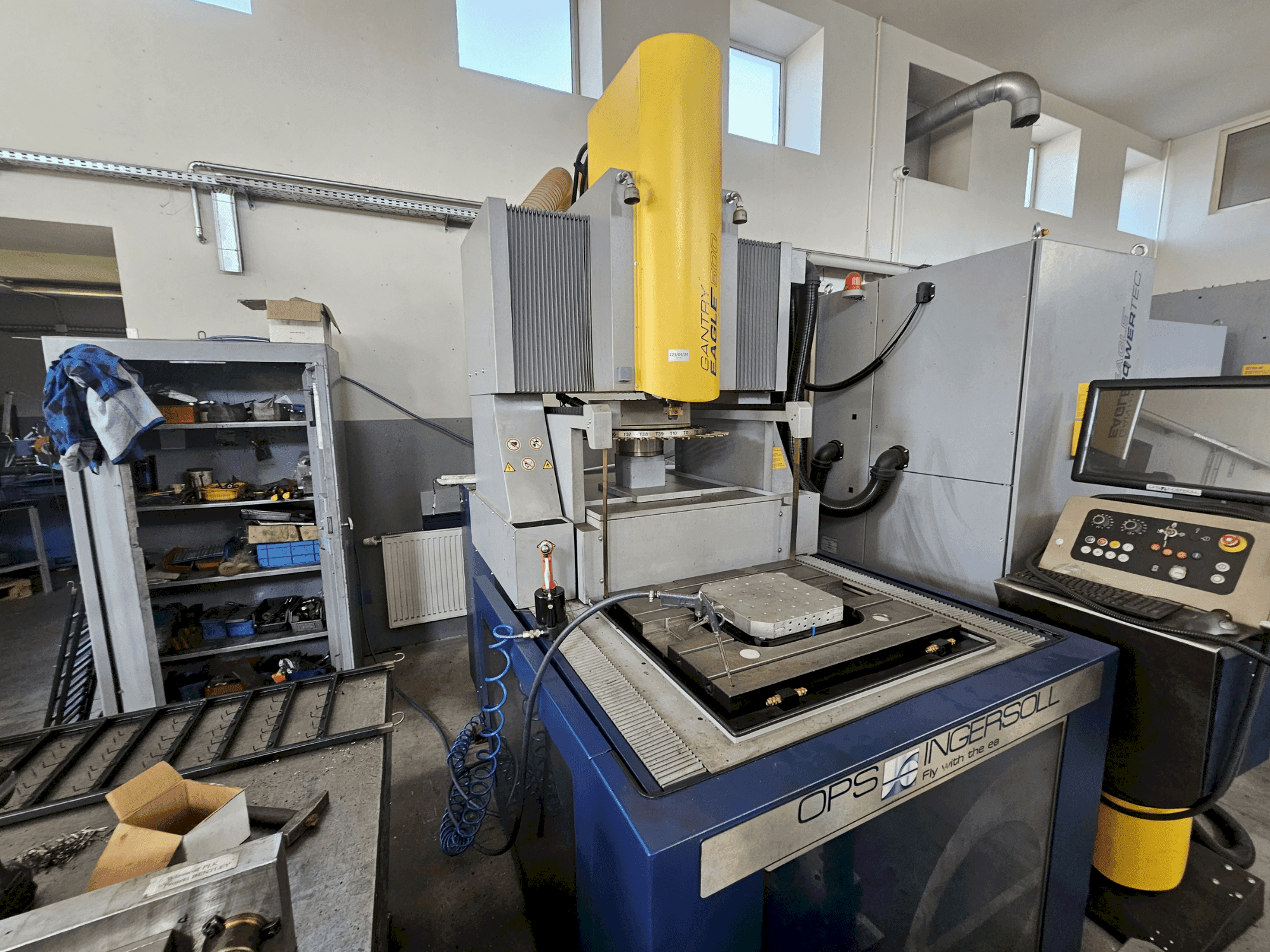 Widok z przodu maszyny OPS INGERSOLL Gantry Eagle 500