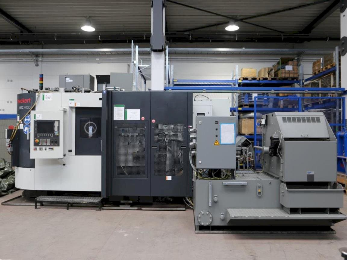 Widok z przodu maszyny Heckert HEC 400D