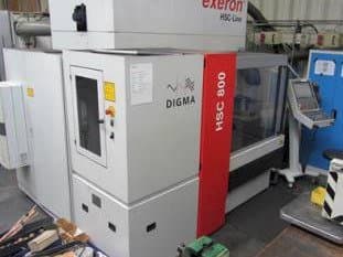Widok z przodu maszyny Exeron HSC 800