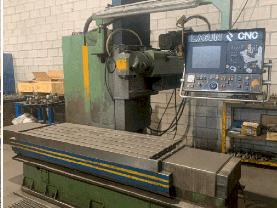 Widok z przodu maszyny LAGUN FBF 1800