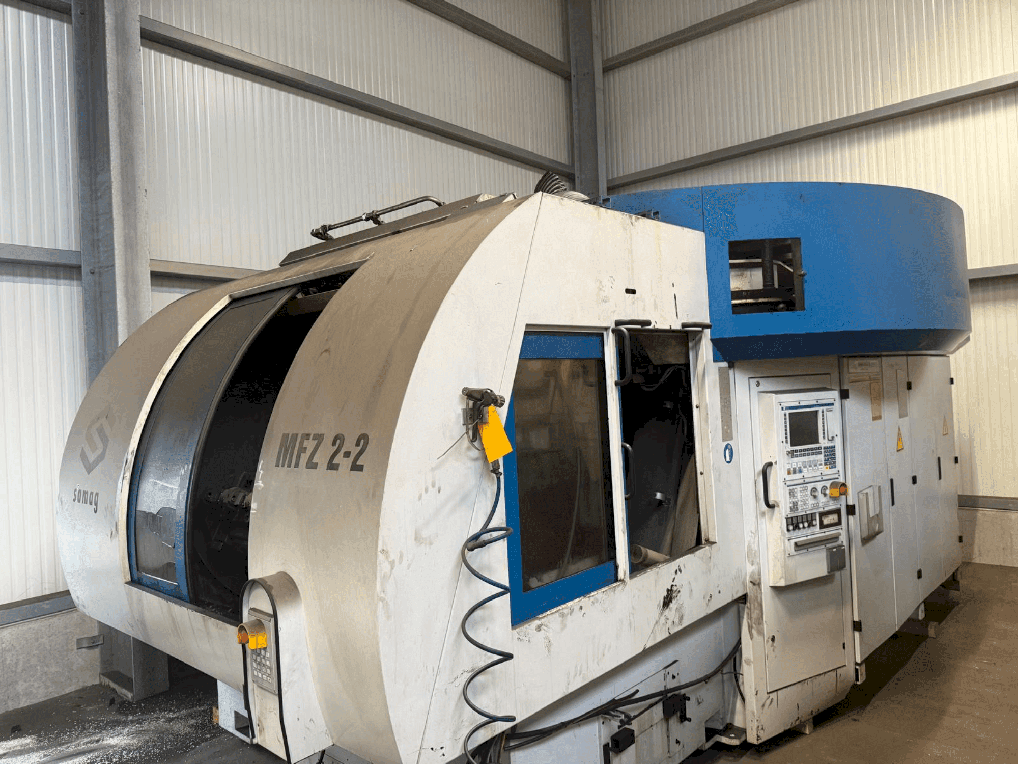 Widok z przodu maszyny SAMAG MFZ 2-2 (2006)