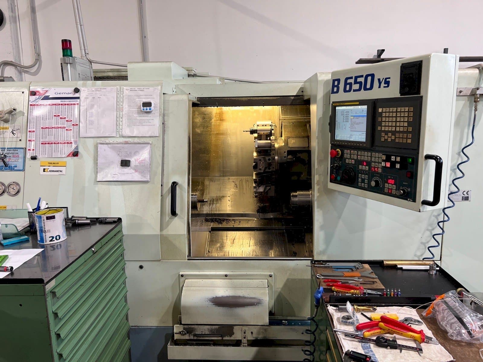 Widok z przodu maszyny Biglia B650 YS