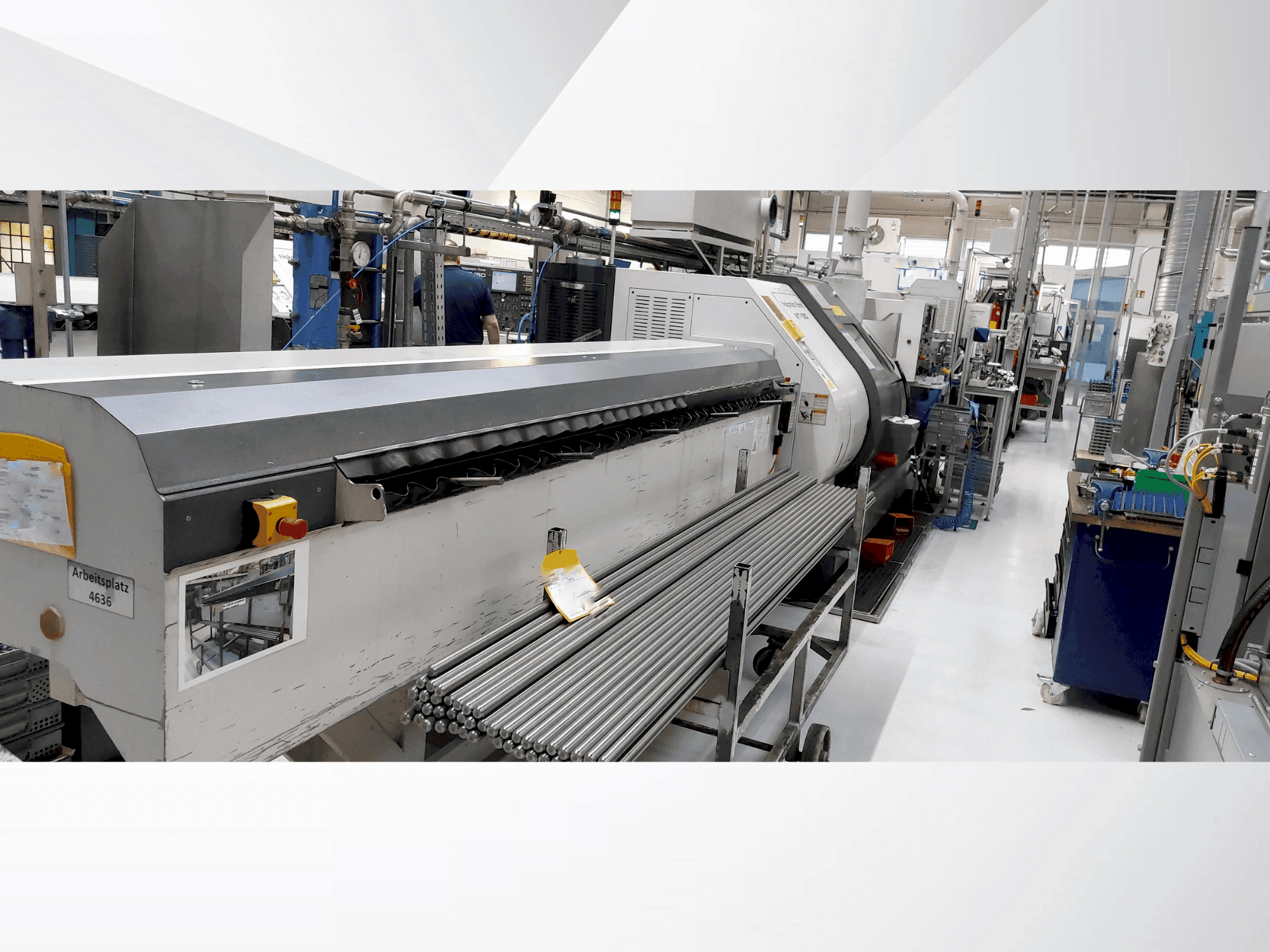 Widok z przodu maszyny NAKAMURA WT-150