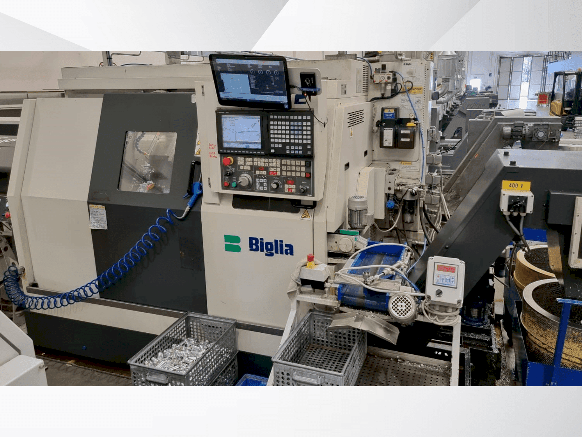 Widok z przodu maszyny Biglia B436 Y2