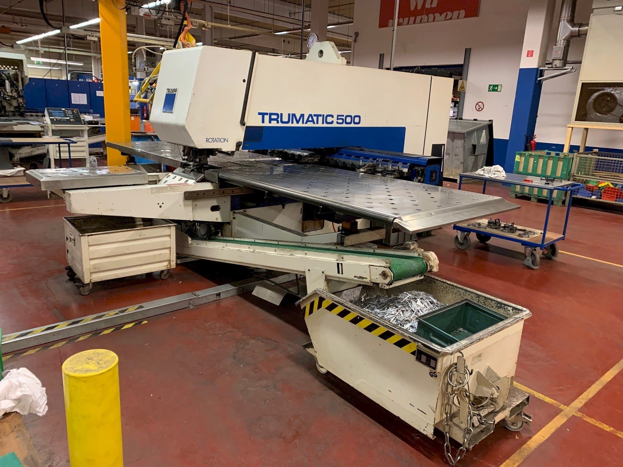Widok z przodu maszyny Trumpf TC 500 R