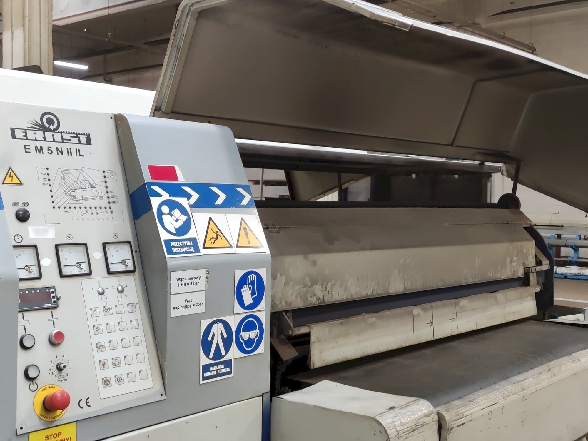 Widok z przodu maszyny ERNST EM5N II/L