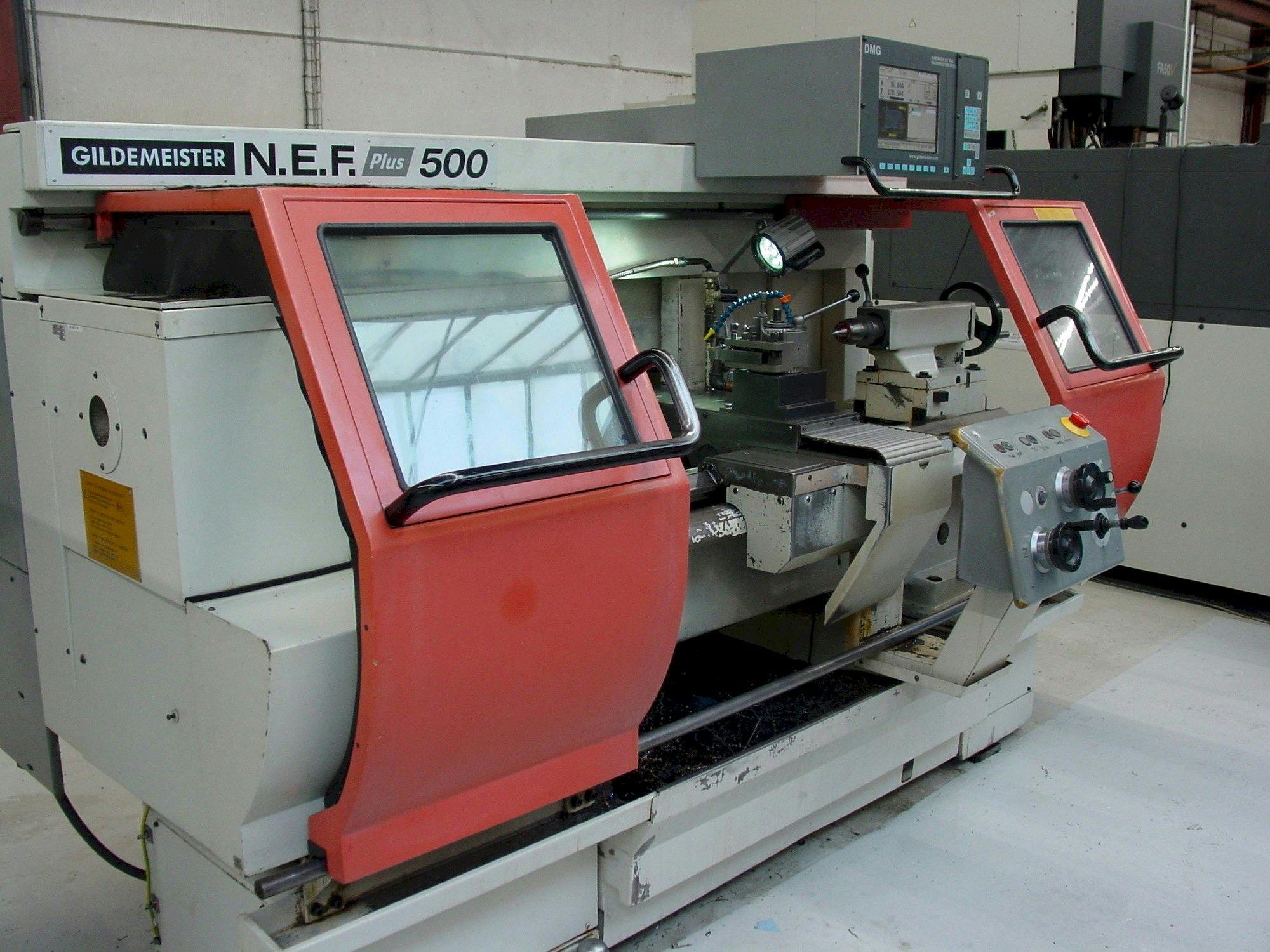 Widok z przodu maszyny Gildemeister NEF Plus 500
