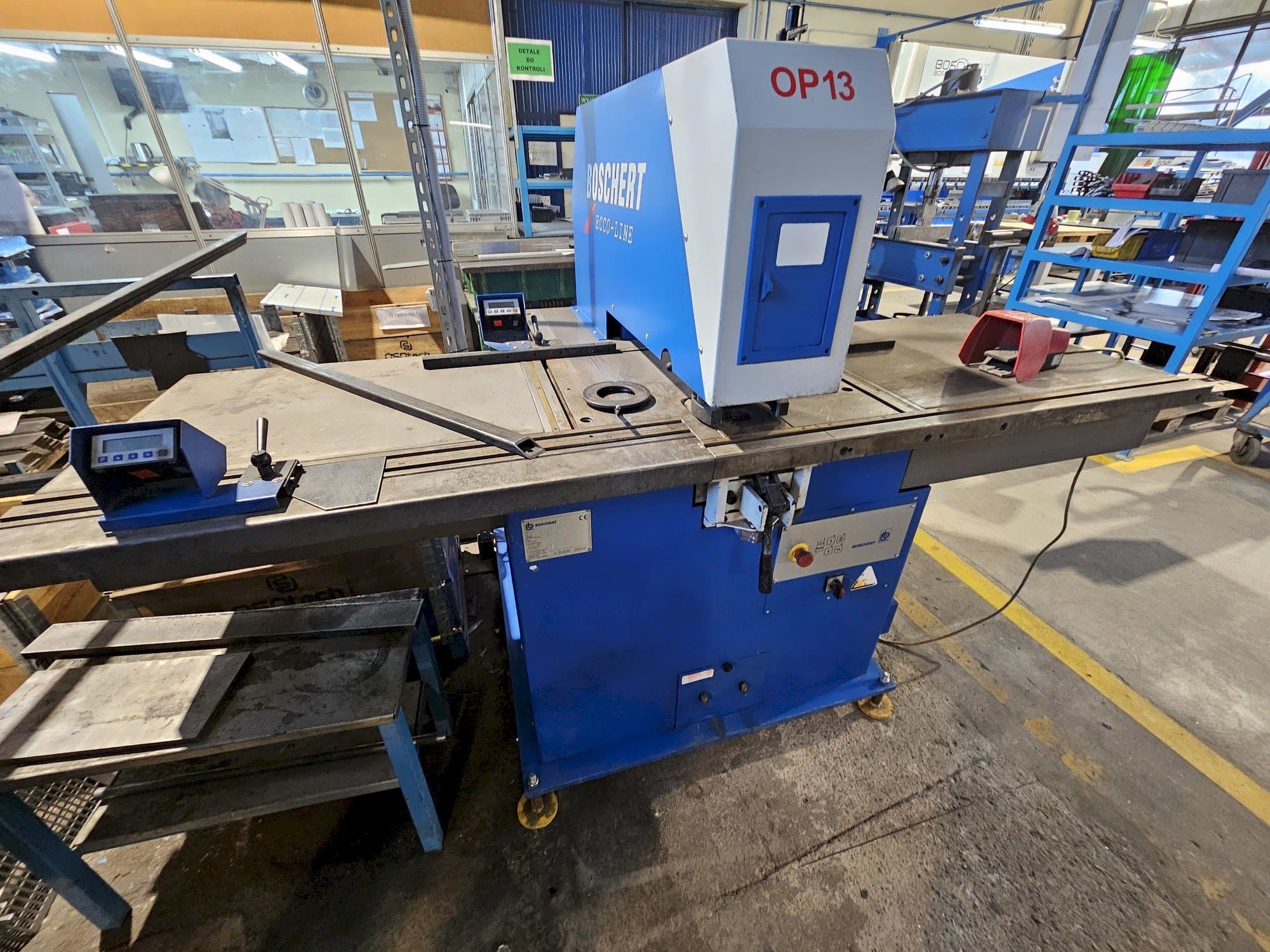 Widok z przodu maszyny BOSCHERT EL 500 Digital