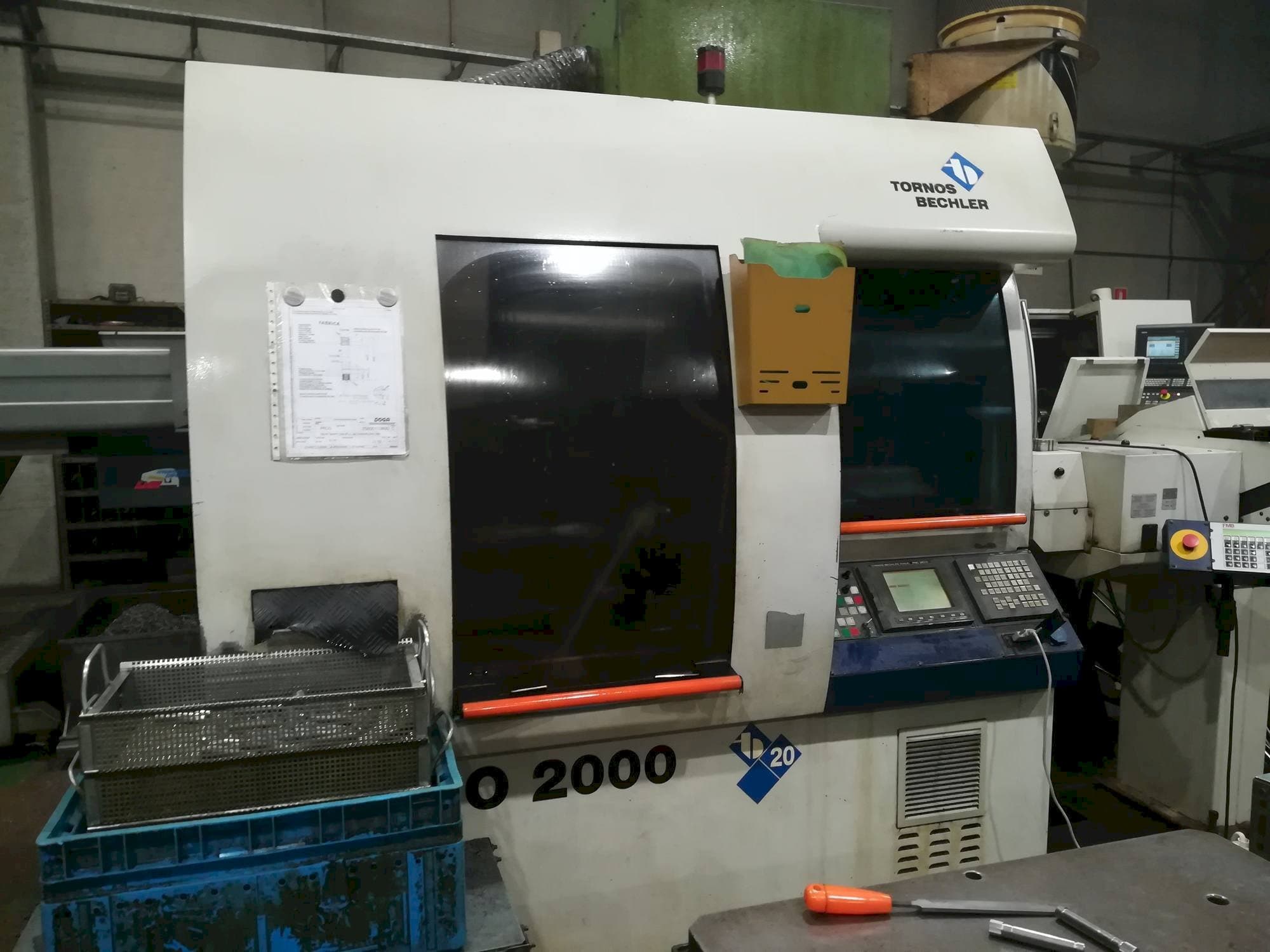 Widok z przodu maszyny Tornos-Bechler Deco 20
