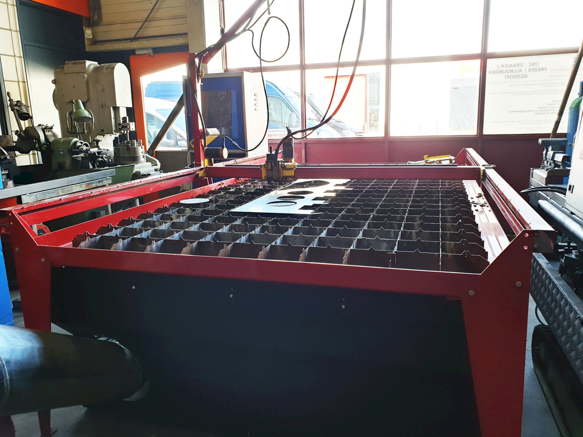 Obszar pracy maszyny Plasmacam Samson 510