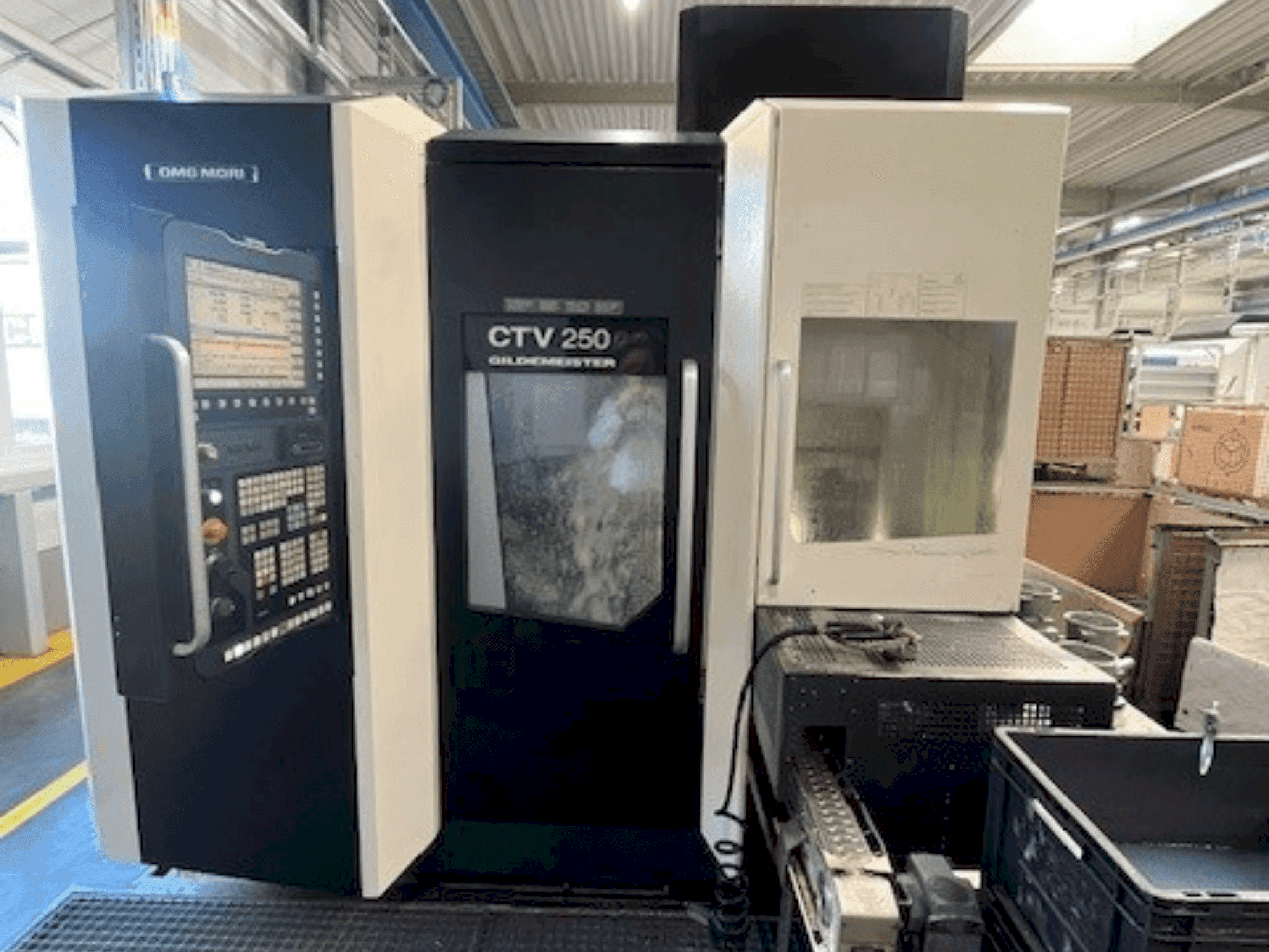 Widok z przodu maszyny DMG MORI Gildemeister CTV 250 2nd