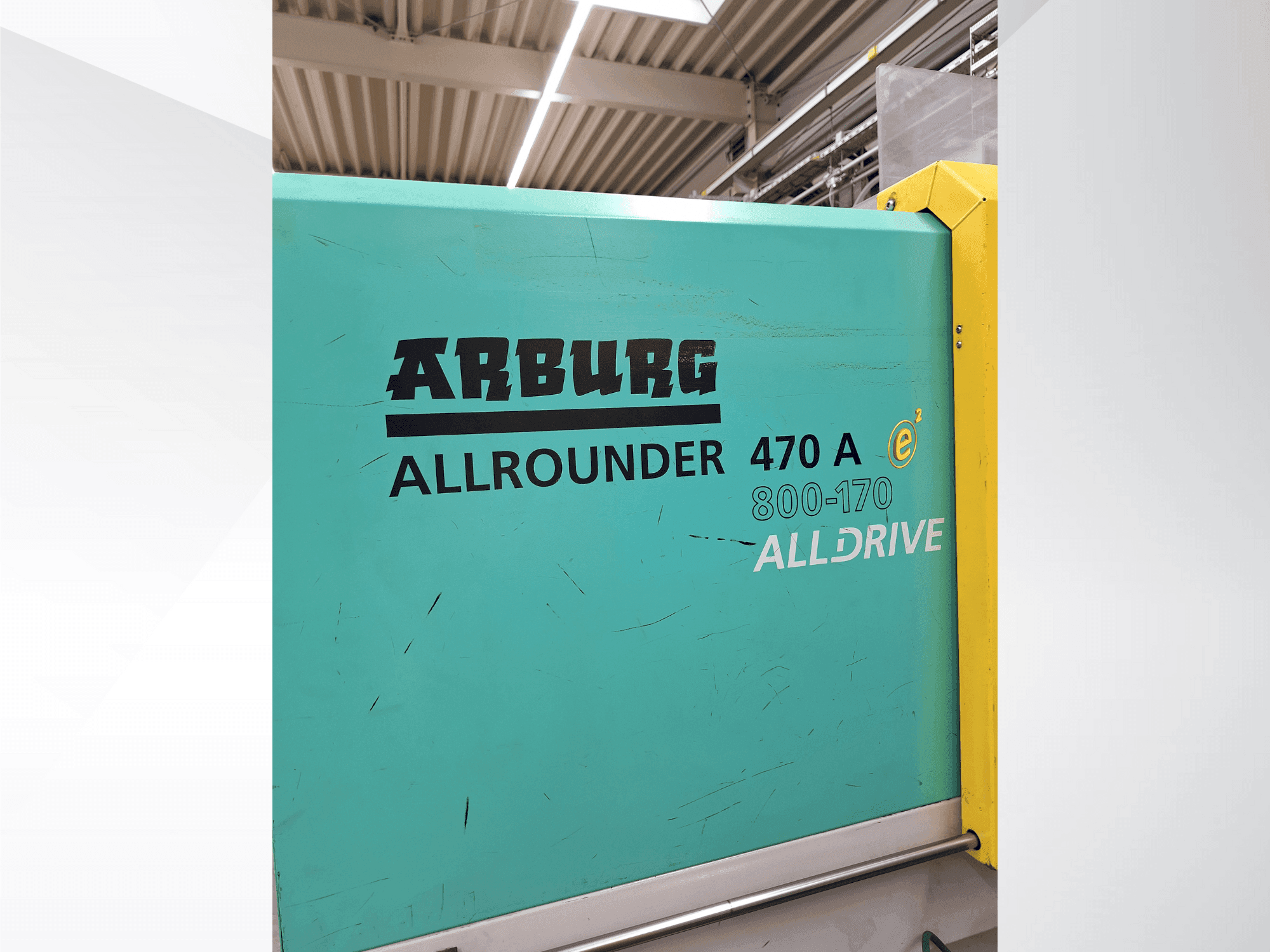 Widok z przodu maszyny Arburg 470 A 800-170