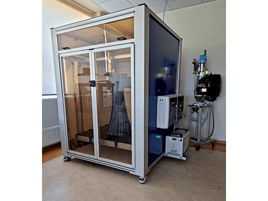 Widok z przodu maszyny Terracubed T1000