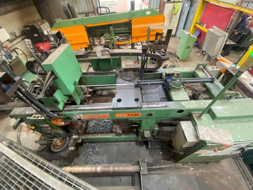 Widok z przodu maszyny Peddinghaus PCD 1100