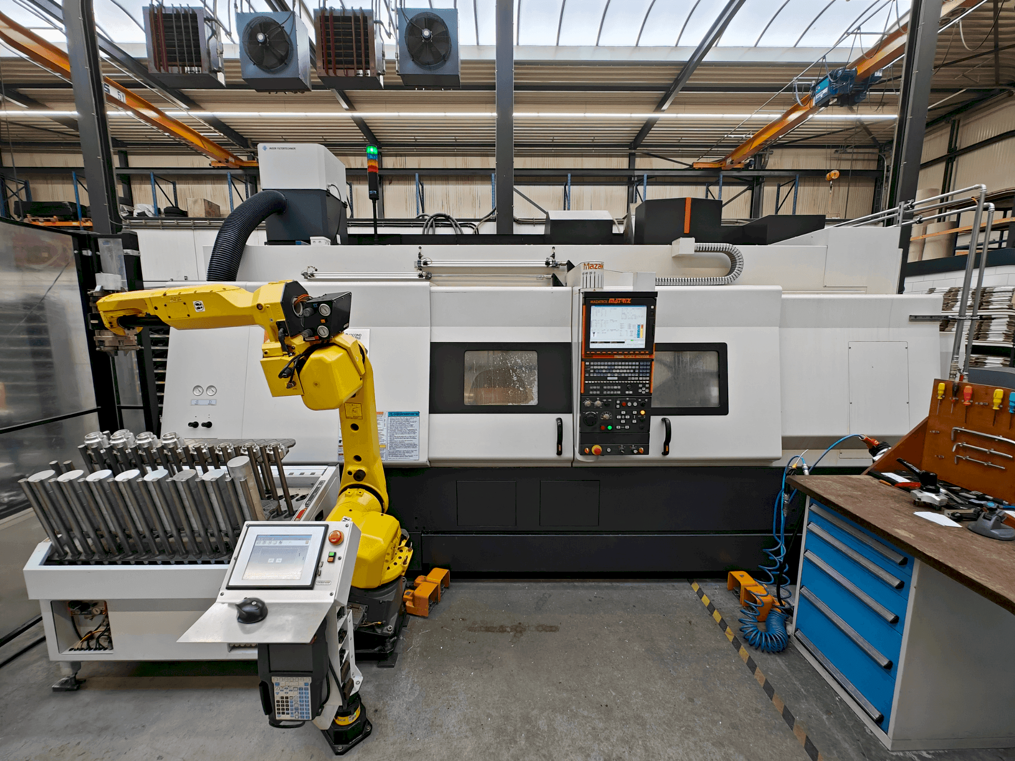 Widok z przodu maszyny Mazak Integrex 400-IV-S x 1500