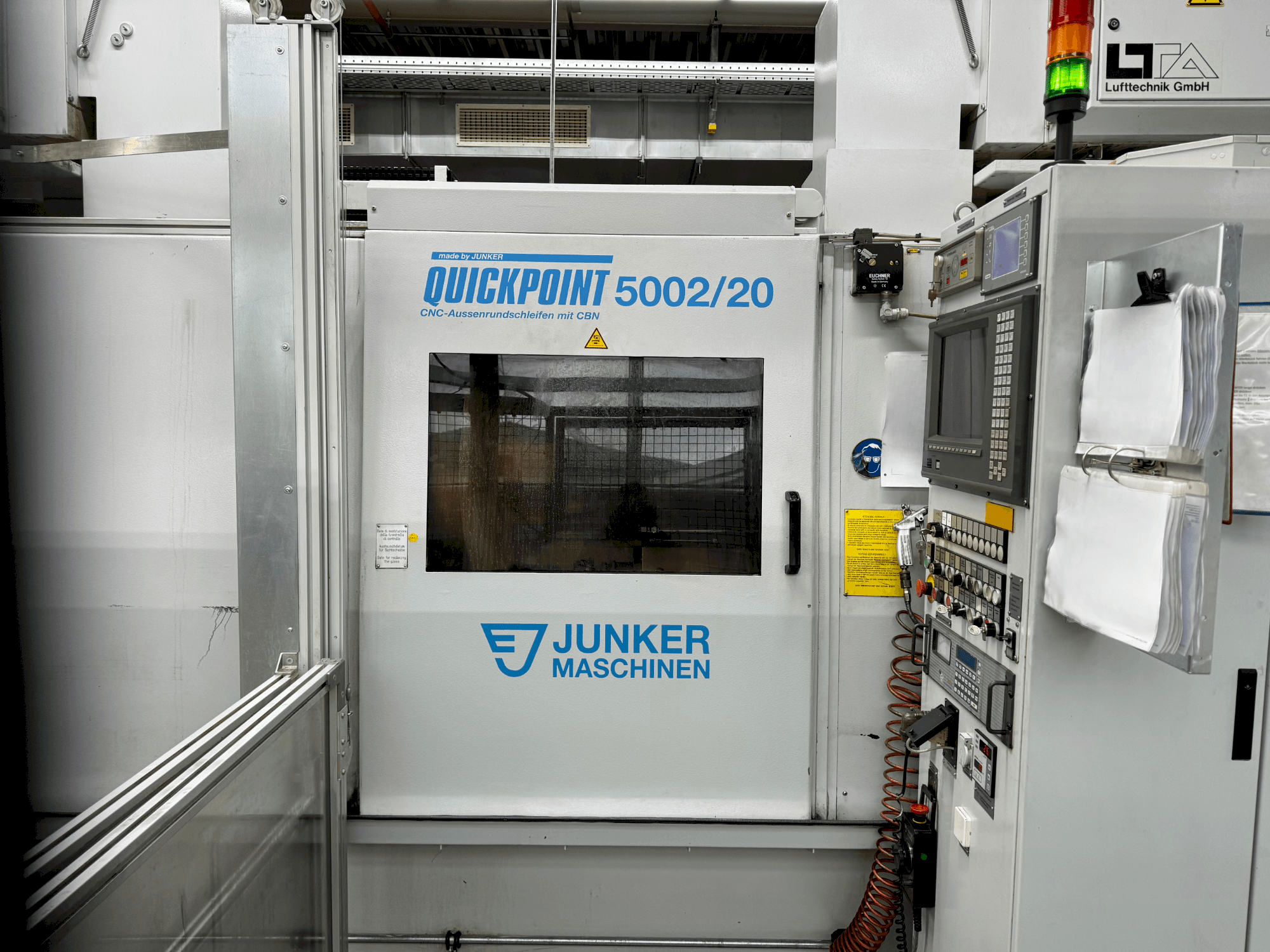 Widok z przodu maszyny JUNKER Quickpoint 5002/20