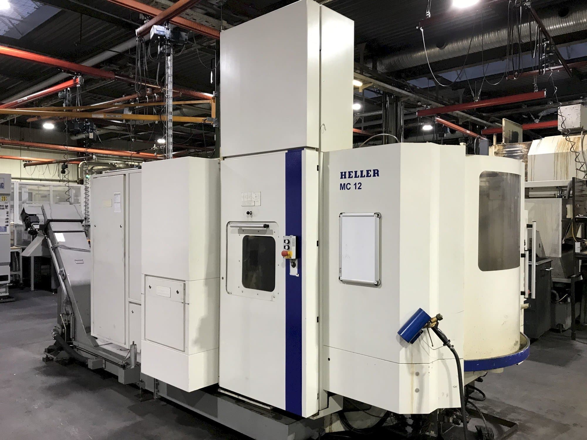 Widok z przodu maszyny HELLER MC 12