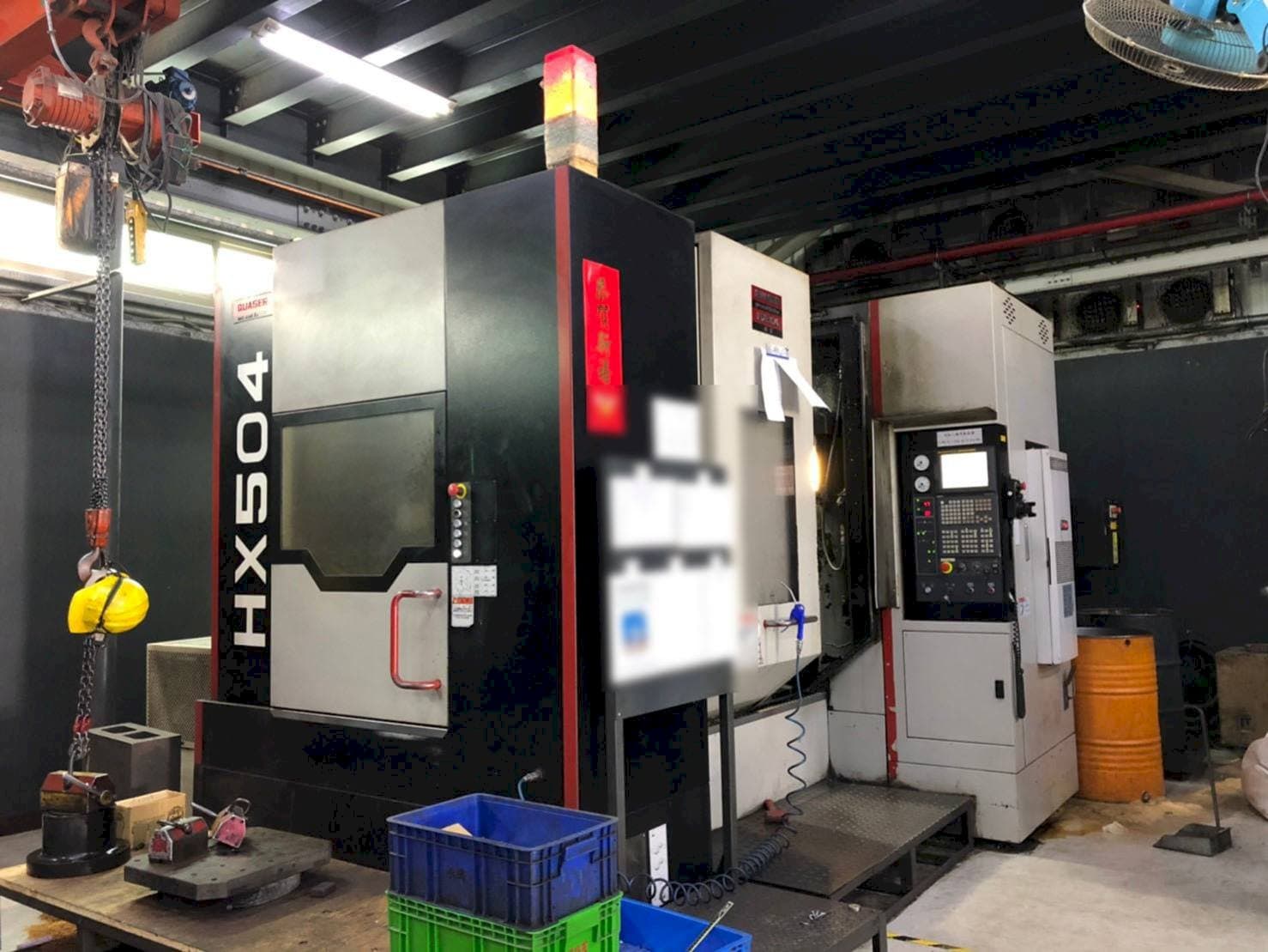 Widok z przodu maszyny Quaser HX504II BP