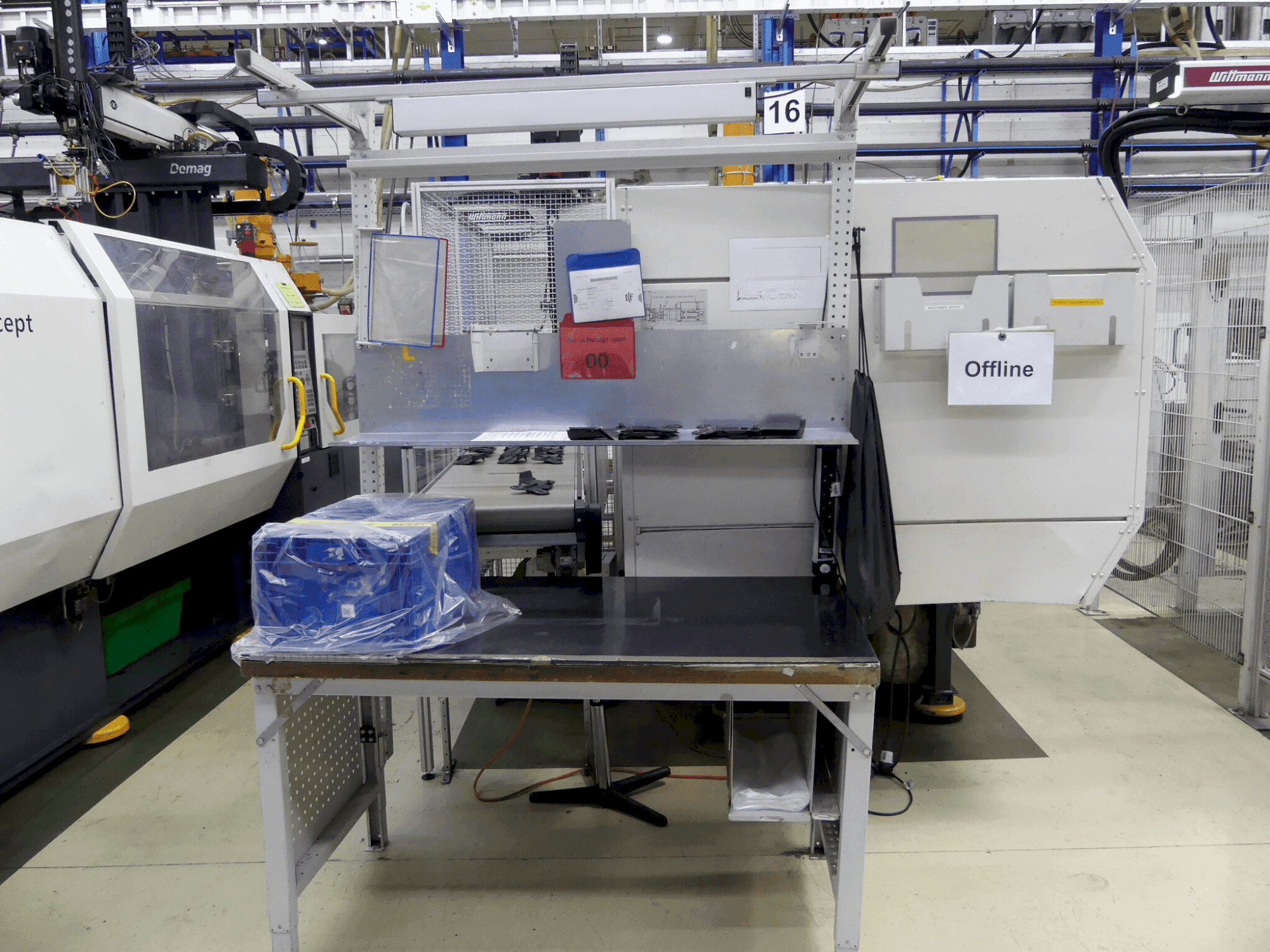 Widok z przodu maszyny DEMAG Ergo-Tech 250-1450