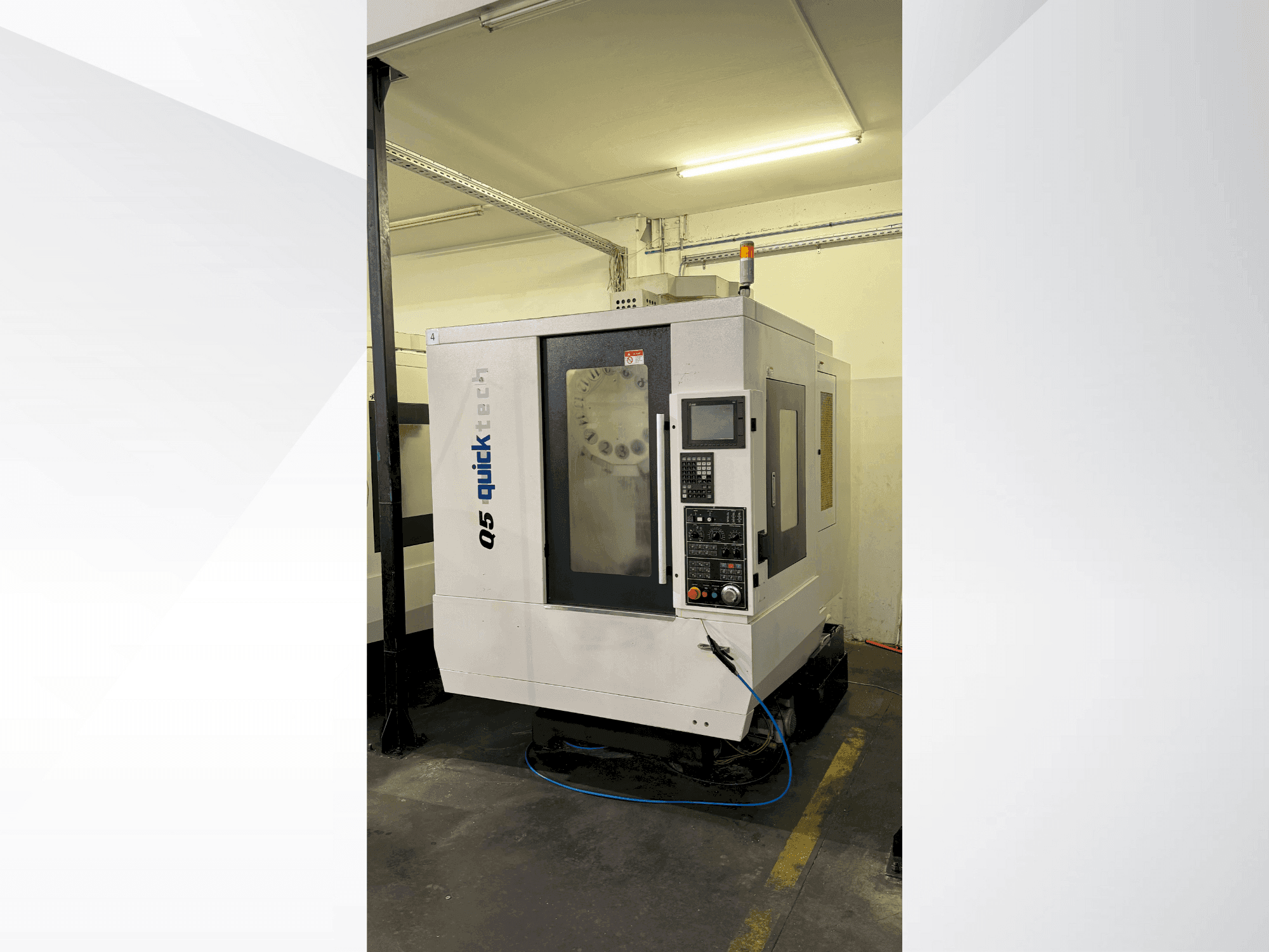 Widok z przodu maszyny Quick-Tech Q5