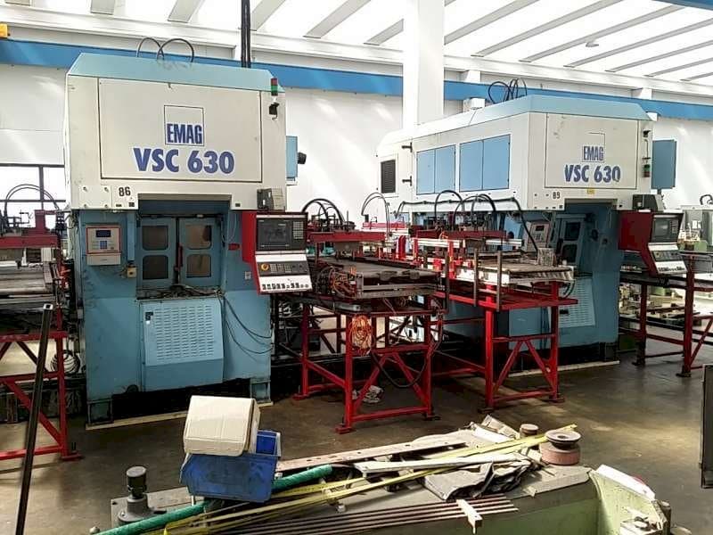 Widok lewej strony maszyny EMAG VSC 630