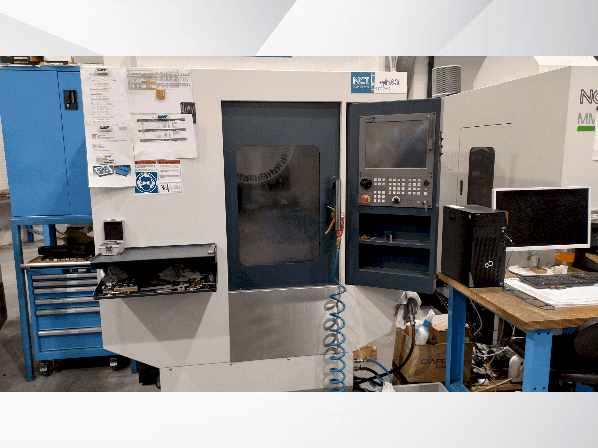 Widok z przodu maszyny NCT VD-510S