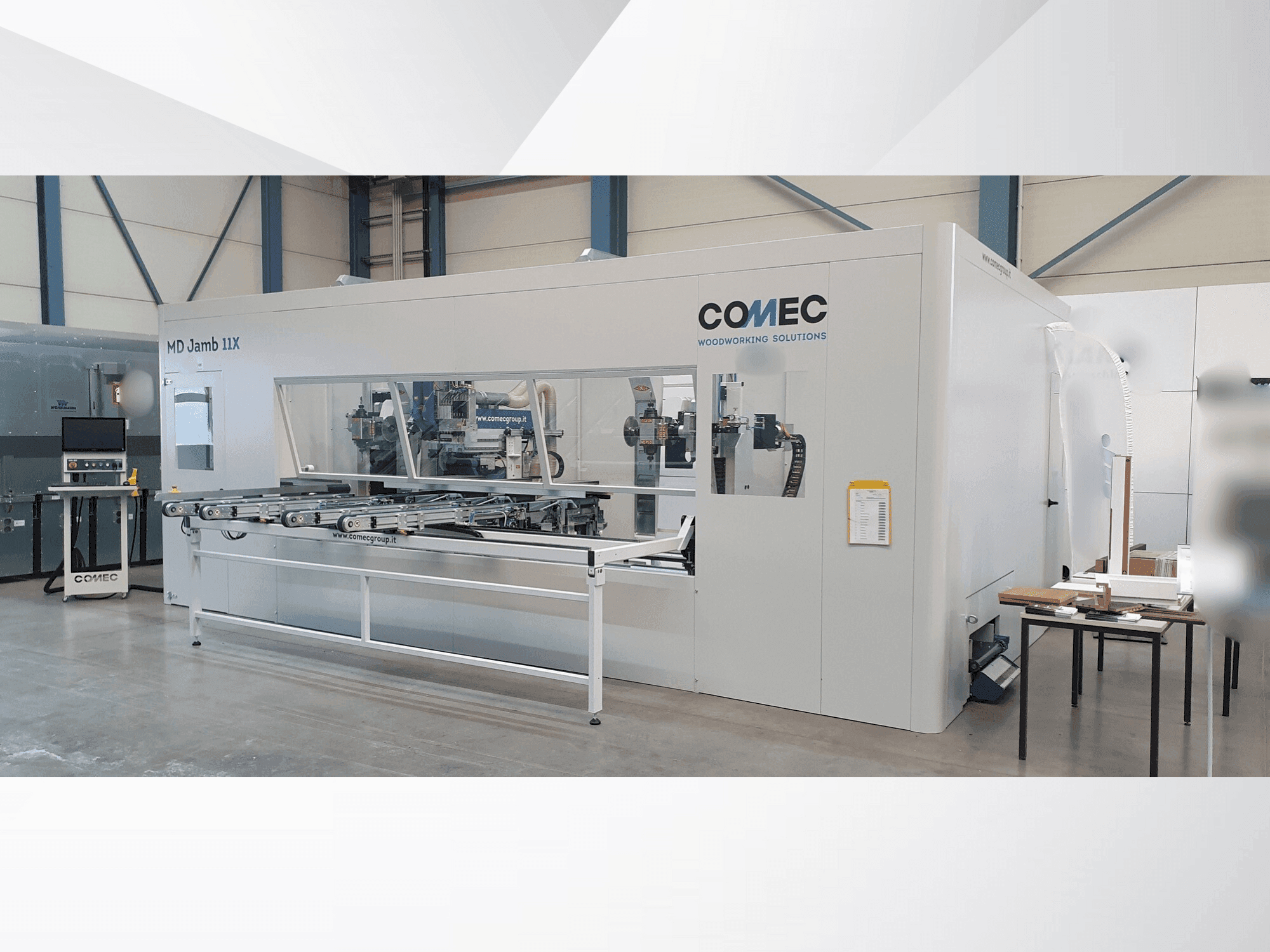 Widok z przodu maszyny COMEC MD JAM