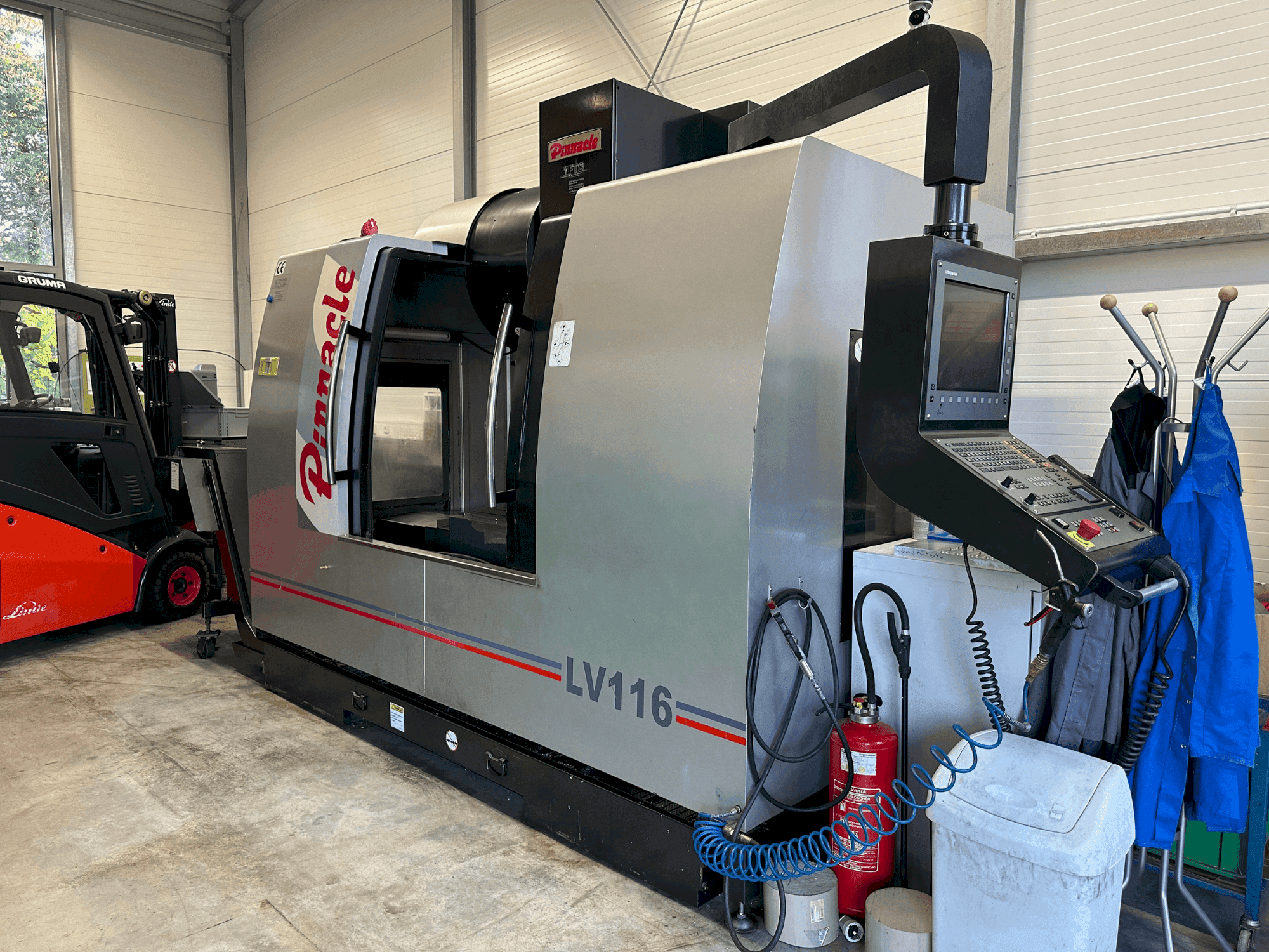 Widok z przodu maszyny Pinnacle LV116