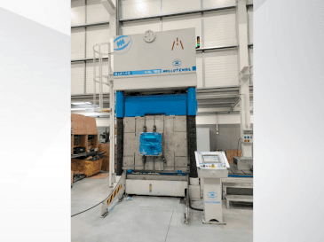 Widok z przodu maszyny MILLUTENSIL MIL 163