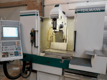 Widok z przodu maszyny FEHLMANN PICOMAX 55 CNC 2/3