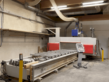 Widok z przodu maszyny MAKA FPM 470