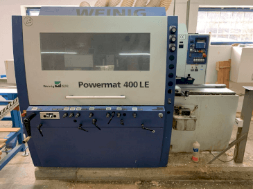 Widok z przodu maszyny WEINIG / DIMTER POWERMAT 400LE