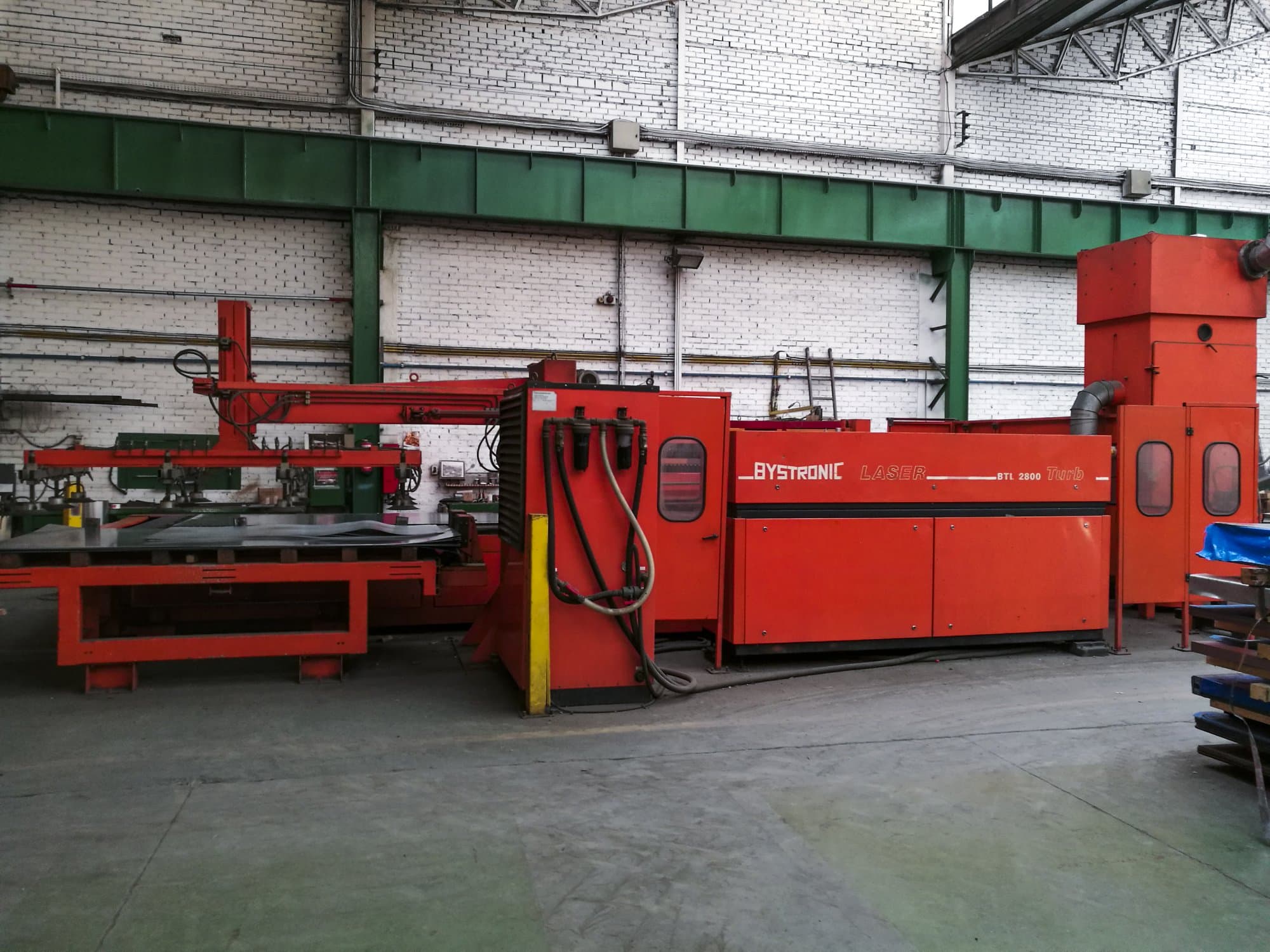 Obszar pracy maszyny Bystronic Bystar 3015 BTL 2800