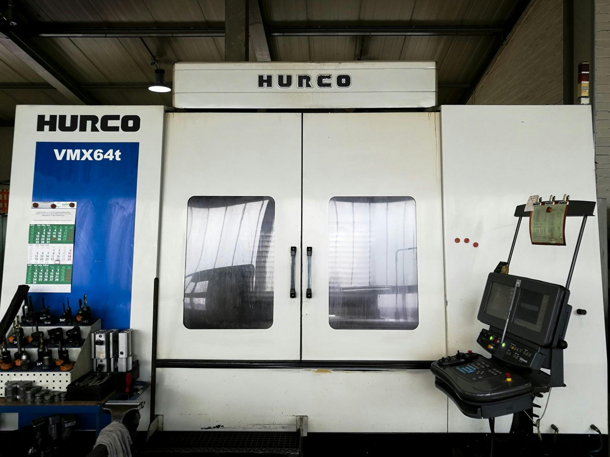 Obszar pracy maszyny Hurco VMX64/40T