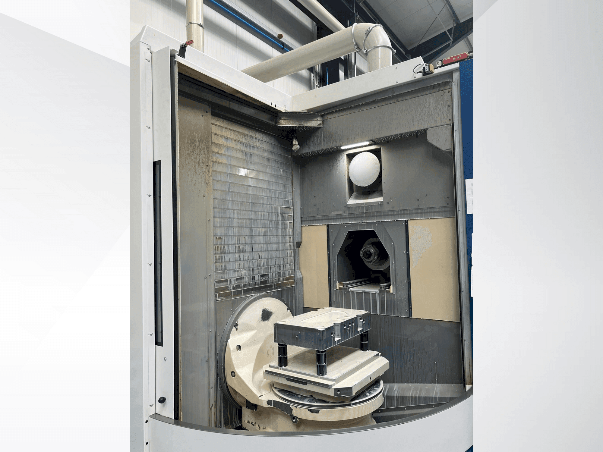 Obszar pracy maszyny GROB G550a