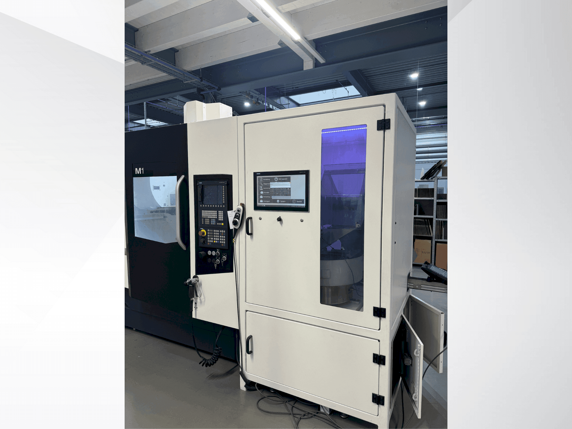 Widok z przodu maszyny DMG M1