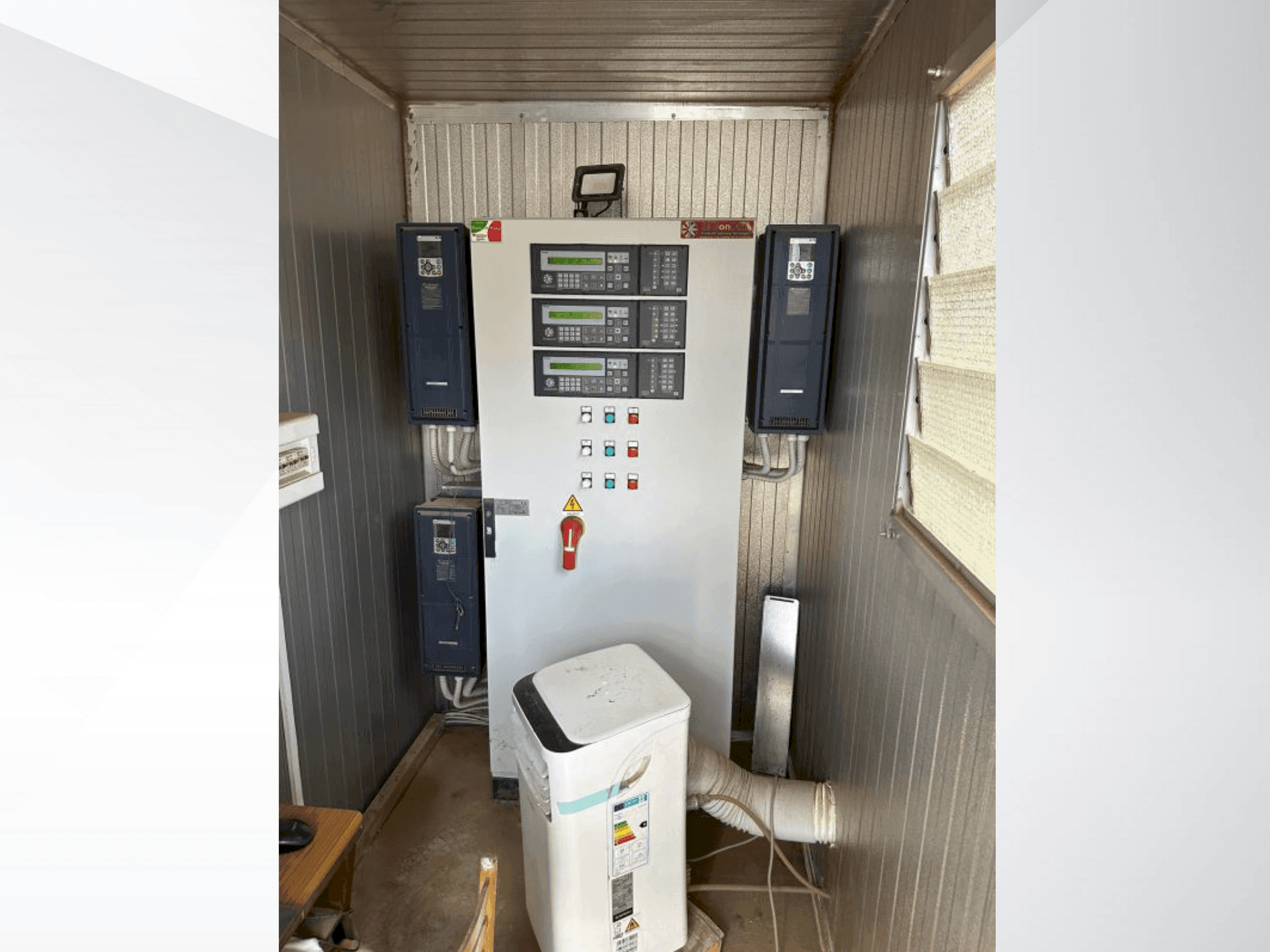 Widok z przodu maszyny BIGonDRY LEM 96.73.41