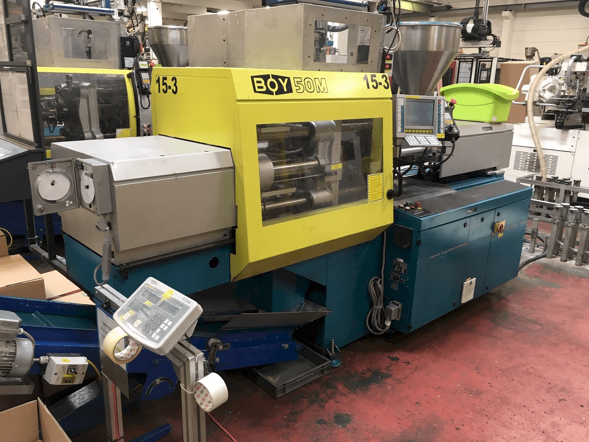 Widok z przodu maszyny Dr. Boy 50M