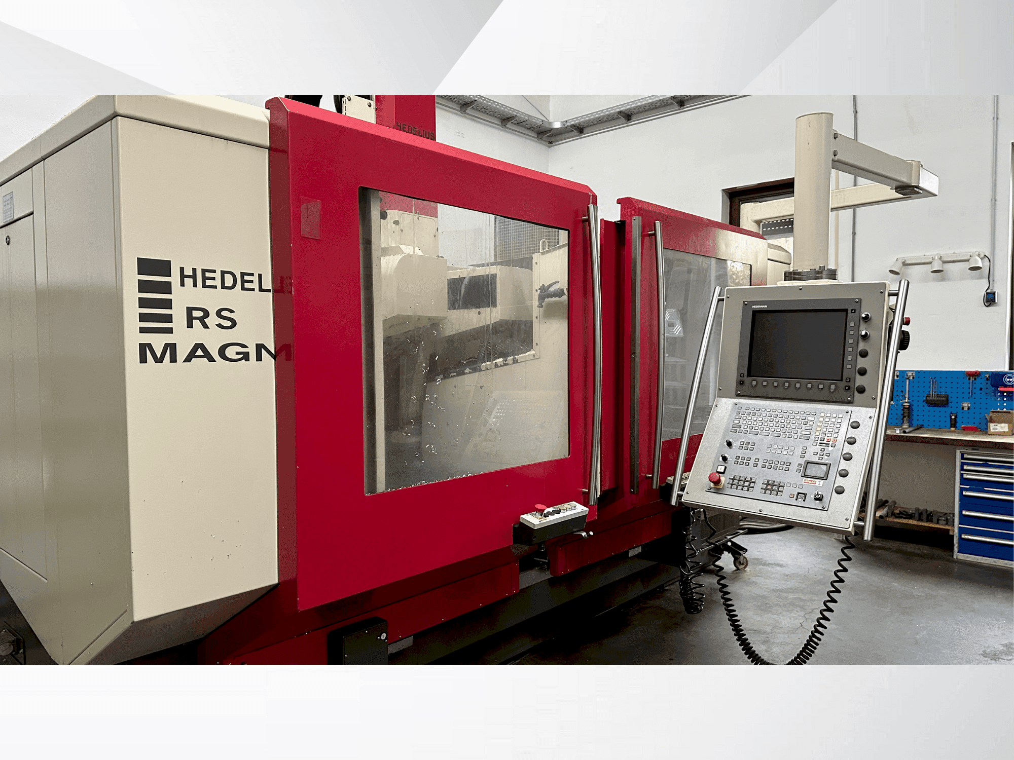 Widok z przodu maszyny HEDELIUS RS60KM-2000